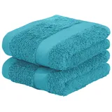 OTTO home Vanessa Handtuchset 30 x 50 cm petrol 8 St.
