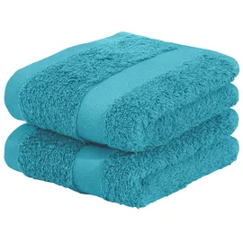 OTTO home Vanessa Handtuchset 30 x 50 cm petrol 8 St.