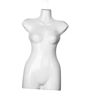 perfk Hängende Schaufensterpuppe Torso weiblicher Halbkörper Torso Schneiderpuppe T-Shirt Display Rack Puppe
