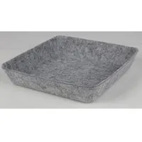 Buri 12x Filz Schubladen Organizer Grau Kiste Korb Regale