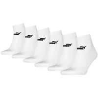 Puma Quarter Socken 6 Paare Weiß 43-46