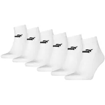 Puma Quarter Socken 6 Paare Weiß 43-46