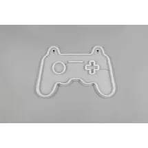 RL Reality LED Wandleuchte Gamer Controller 41 x 28 cm warmweiß transparent