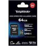 Voigtländer microSDXC Prof. High-Speed UHS-I,