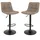 House Nordic Barhocker-Set 43 x 88-108 x 45 cm Hellbraun