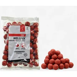 Boilies Wellmix Erdbeere 24mm  1kg EINHEITSFARBE NO SIZE