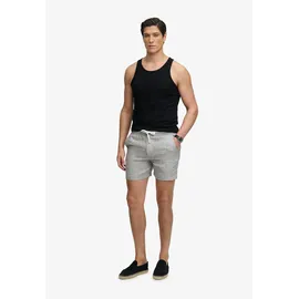 Superdry für Herren. M7110520A Shorts Merchant LINEN hellgrau L, Lässig, Leinen,