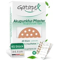 Gatapex Akupunkturpflaster Hautfarbe Ø44mm 40 St.
