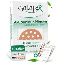 Gatapex Akupunkturpflaster Hautfarbe Ø44mm 40 St.