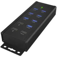 RaidSonic Icy Box IB-HUB1703-QC3 USB-Hub, 7x USB-A 3.0, USB-B 3.0 [Buchse] (60362)