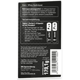 SRS EAA + Whey Hydrolysat vegan Kapseln 180 Stück