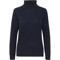 Oxmo OXNanna 21800047-ME Grobstrickpullover mit Rollkragen in blau |