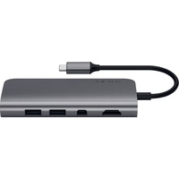 Satechi Aluminium Type-C Multimedia Adapter, space gray, USB-C 3.0