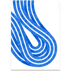 Paper Collective - Entropy Blue 02 Poster, 50 x 70 cm