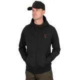 Fox International Collection Lw Reißverschlusspullover - Black / Orange - M