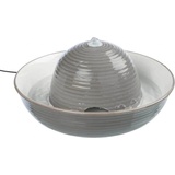 TRIXIE Vital Flow Keramik Trinkbrunnen 1.5l grau/weiß (24466)