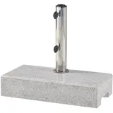 casa.pro Schirmständer Granit 45 x 22,5 x 9,5 cm Grau