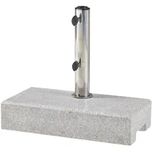 casa.pro Schirmständer Granit 45 x 22,5 x 9,5 cm Grau