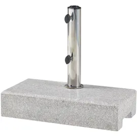 casa.pro Schirmständer Granit 45 x 22,5 x 9,5 cm Grau