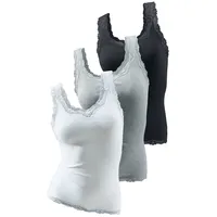H.I.S. H.I.S Spitzentop in schwarz, weiß | Gr.: 36/38