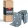Helpmate – 12 Stück Winkelverbinder mit Sicke 50x90x75 mm – galvanisch verzinkt & blau passiviert – Holzverbinder mit Korrosionsschutz, stabil & langlebig – einfache Montage