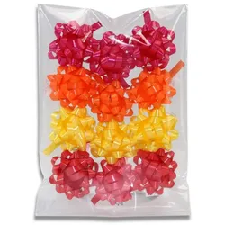 Präsent Geschenk-Schleifen AMERIKA satiniert rot/gelb/orange/pink 10,0 mm x 0,95 m 4009236140968 PRÄSENT