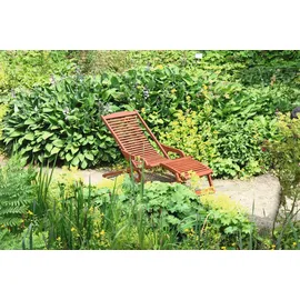 Garden Pleasure Sonnenliege 145 x 60 x 78 cm Braun