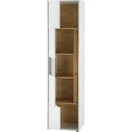 Home Affaire Wohnwand HOME AFFAIRE "City/Giron, moderne Anbauwand, Komplettset in vielen Farben verfügbar", weiß, B:400cm H:197cm T:45cm, Holzwerkstoff, Kastenmöbel-Sets, Wohnwand, enthält zwei Vitrinen, ein Lowboard & ein Wandboard