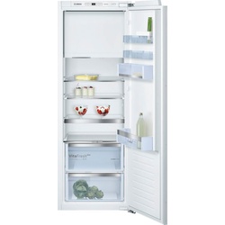 E (A bis G) BOSCH Einbaukühlschrank "KIL72AFE0" Kühlschränke Gr. Rechtsanschlag, weiß Einbaukühlschränke mit Gefrierfach Kühlschrank