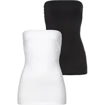 LAURA SCOTT Bandeautop Schwarz/Weiß 42