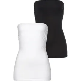 LAURA SCOTT Bandeautop Schwarz/Weiß 42