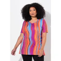 Ulla Popken Longshirt in lila | Gr.: 58-60