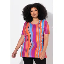 Ulla Popken Longshirt in lila | Gr.: 58-60