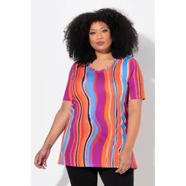 Ulla Popken Longshirt in lila | Gr.: 58-60