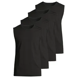 Seidensticker Unterhemd / Tanktop Pur in Schwarz | Gr.: L