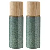 Bitz Salz- & Pfeffermühle Set 2-tlg. 17 cm grün