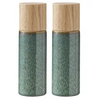 Bitz Salz- & Pfeffermühle Set 2-tlg. 17 cm grün