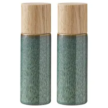 Bitz Salz- & Pfeffermühle Set 2-tlg. 17 cm grün