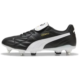 Puma King Top MxSG Fußballschuh Herren schwarz/weißgold 39