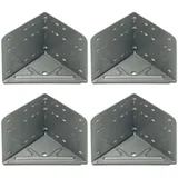 vasalat Bettwinkel Eckverbinder 4er-Set 4 x 4 cm
