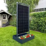 Wattstone Solarblumenkasten Matilda 370Wp Sichtschutz bifazial