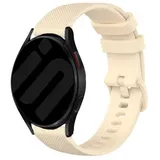 Strap-it ICE Smart 2.0 Rectangular 1.96 Armband Silikon 'Premium' für ICE Smart 2.0 Rectangular 1.96 - Beige - Schnallenverschluss