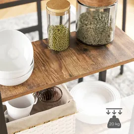 VASAGLE Bistrotisch braun 109,0 x 60,0 x 100,0 cm