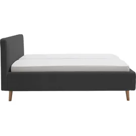 Meise Möbel Polsterbett Mattis 180 x 200 cm Cord Grau Anthrazit