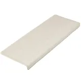 Floordirekt KARAT Velours Stufenmatte Dynasty Atmungsaktiv Creme 23,5 x 65 cm Rechteckig