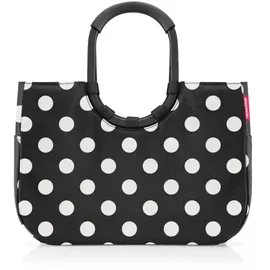 Reisenthel loopshopper L Frame Dots White Schwarz Damen