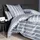 JANINE Interlock Jersey Gestreift Platin 40 x 80 cm