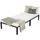 ML-Design 90 x 200 cm Schwarz