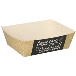 Papstar Pommes-Frites-Trays 50 St. 3,5 cm x 7 cm Weiß