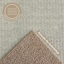 Andiamo Teppichboden ANDIAMO "Rambo, Feinschlinge, Gesamthöhe 4,5 mm, Luxusklasse LC1", beige, B:500cm L:300cm, Kunstfaser, Teppiche, meliert, Breite 400 cm oder 500 cm, strapazierfähig & pflegeleicht
